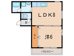 ペナト苦楽園の物件間取画像